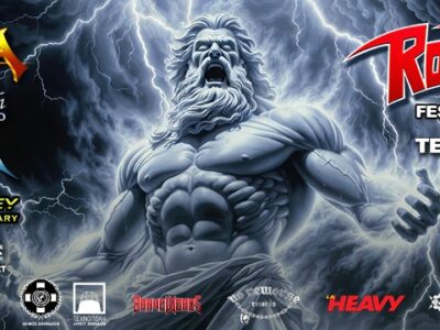 Rock Hard Festival Greece 2026 full lineup banner for September 11 and 12 at Technopolis City of Athens