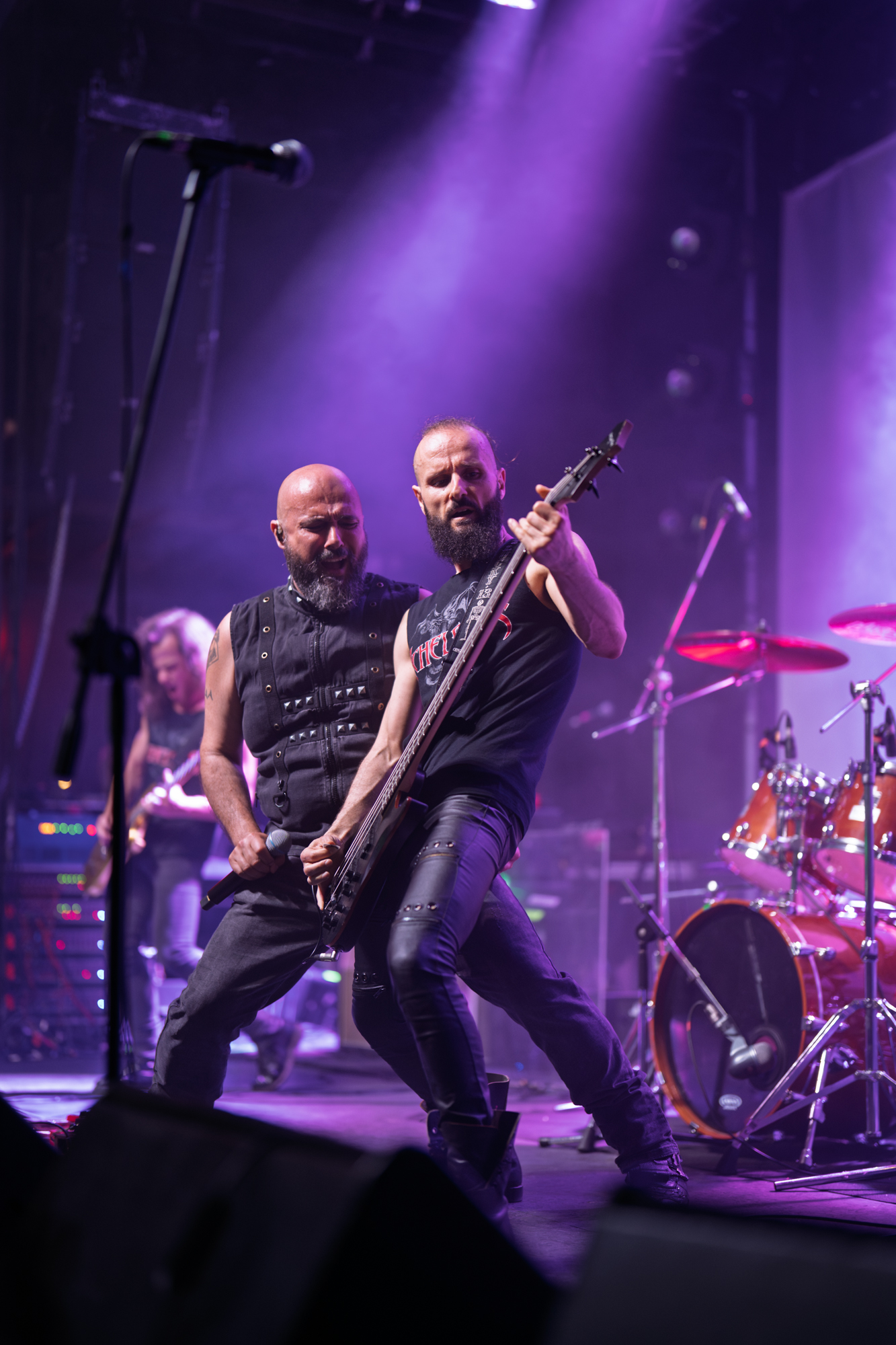 Members of Achelous performing live at Gagarin 205 in Athens