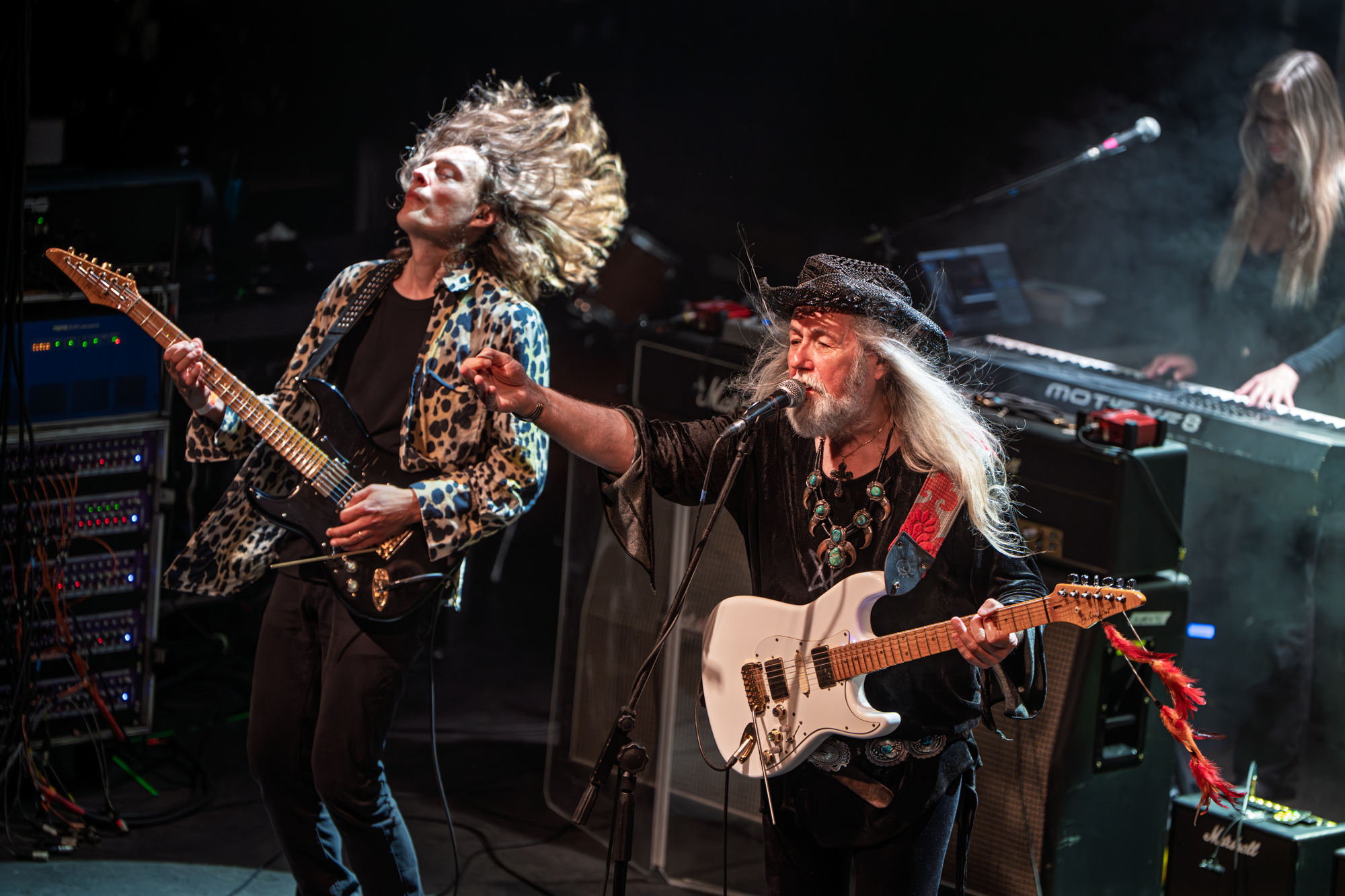 Uli Jon Roth performing with his band at Gagarin 205 in Athens